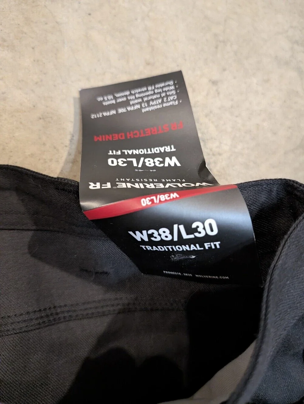 NWT Wolverine FR Cat 2 Pants Mens 38x30 Black Work Utility